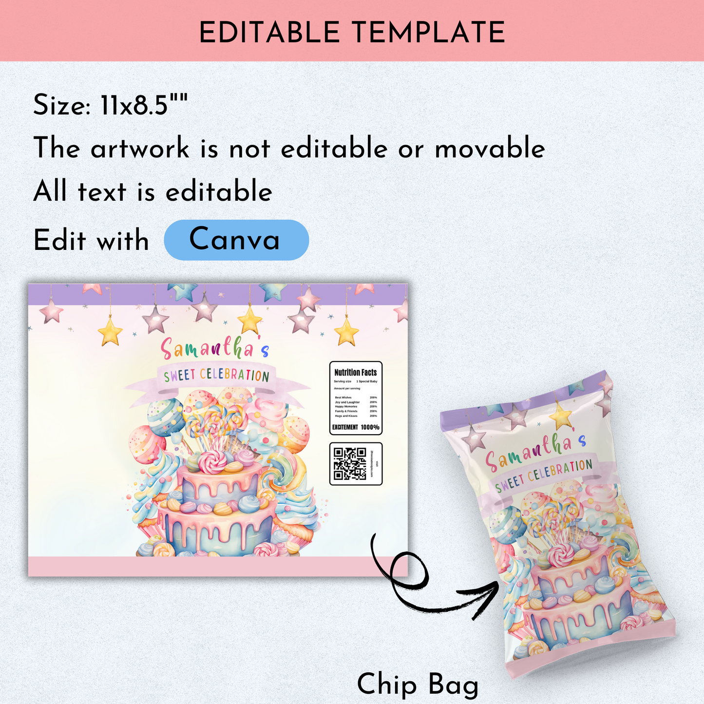 Sweets Birthday Favor Bundle