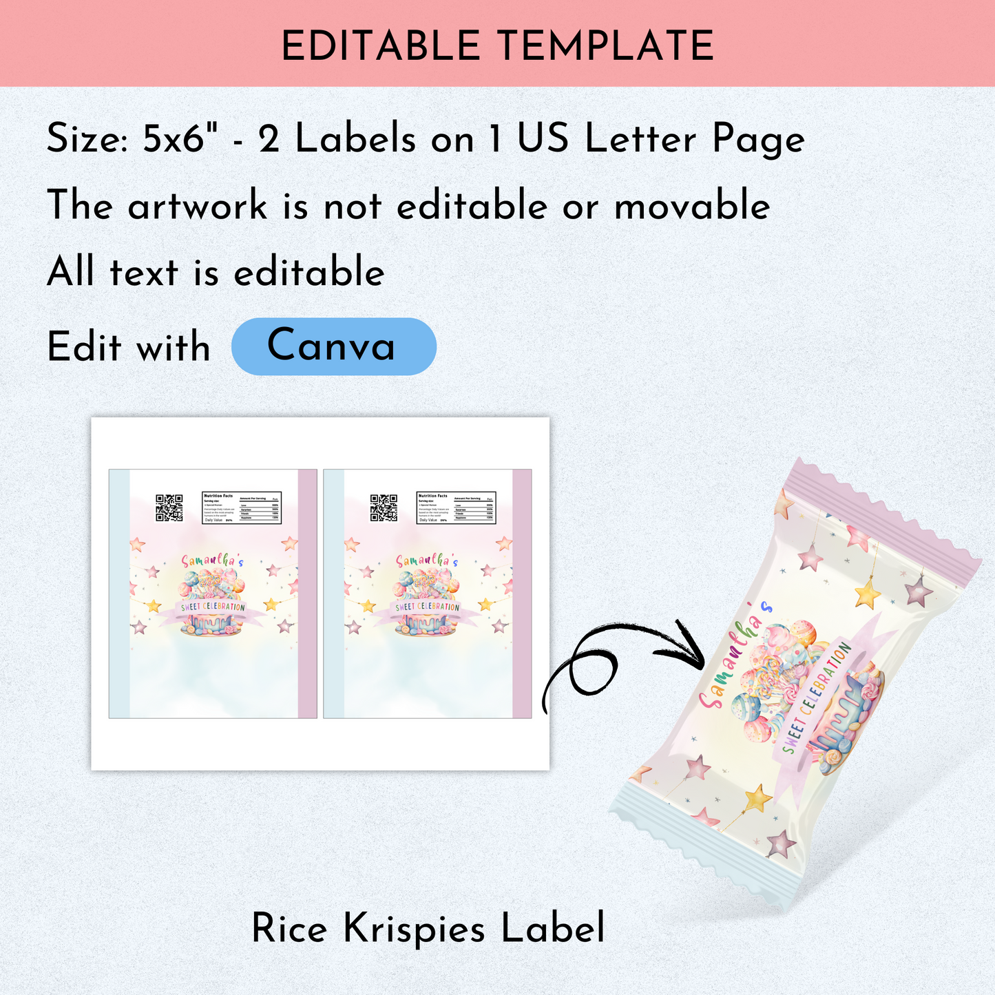 Sweets Birthday Favor Bundle