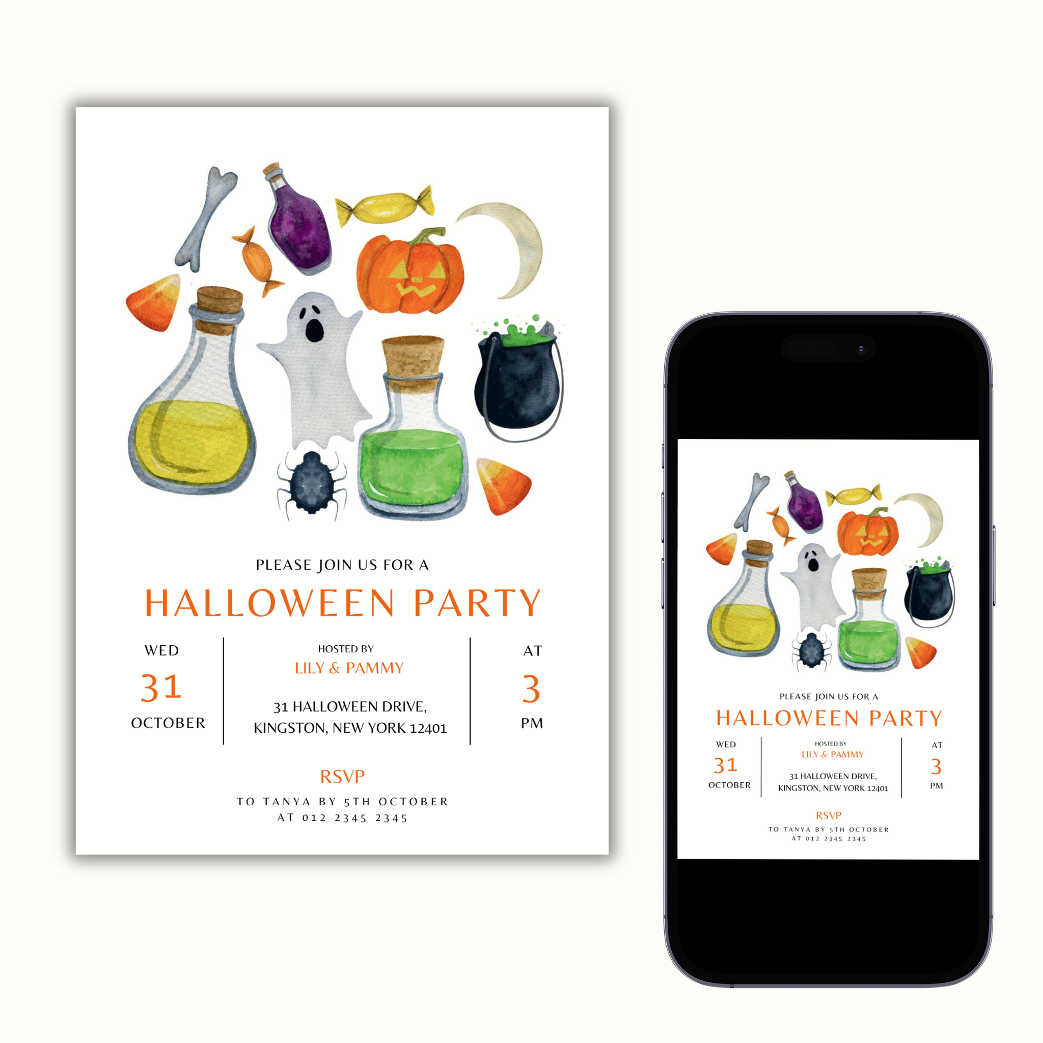 Halloween Party Invitation