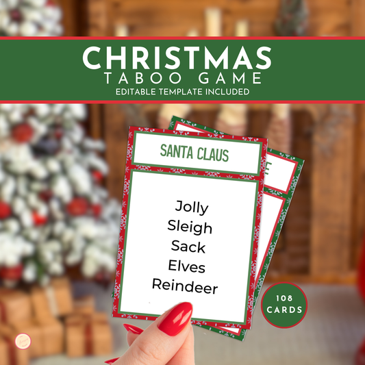 Christmas Taboo Game