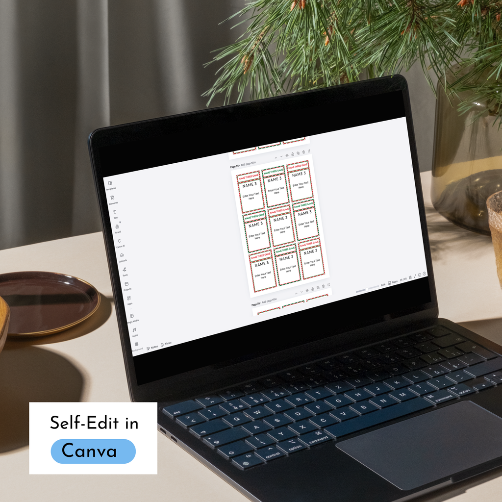 Christmas Name Three Game