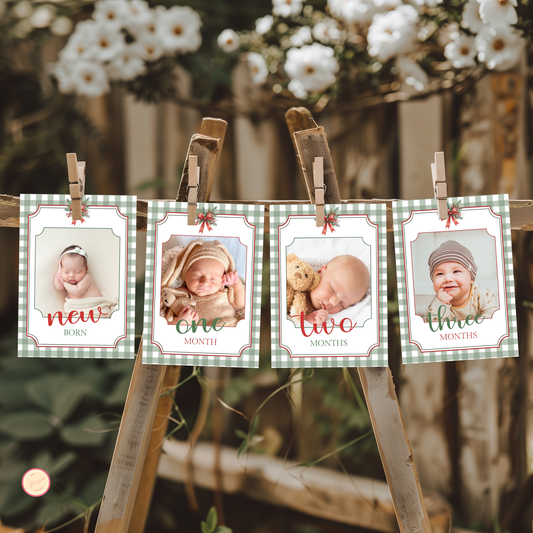 Christmas Birthday Photo Banner