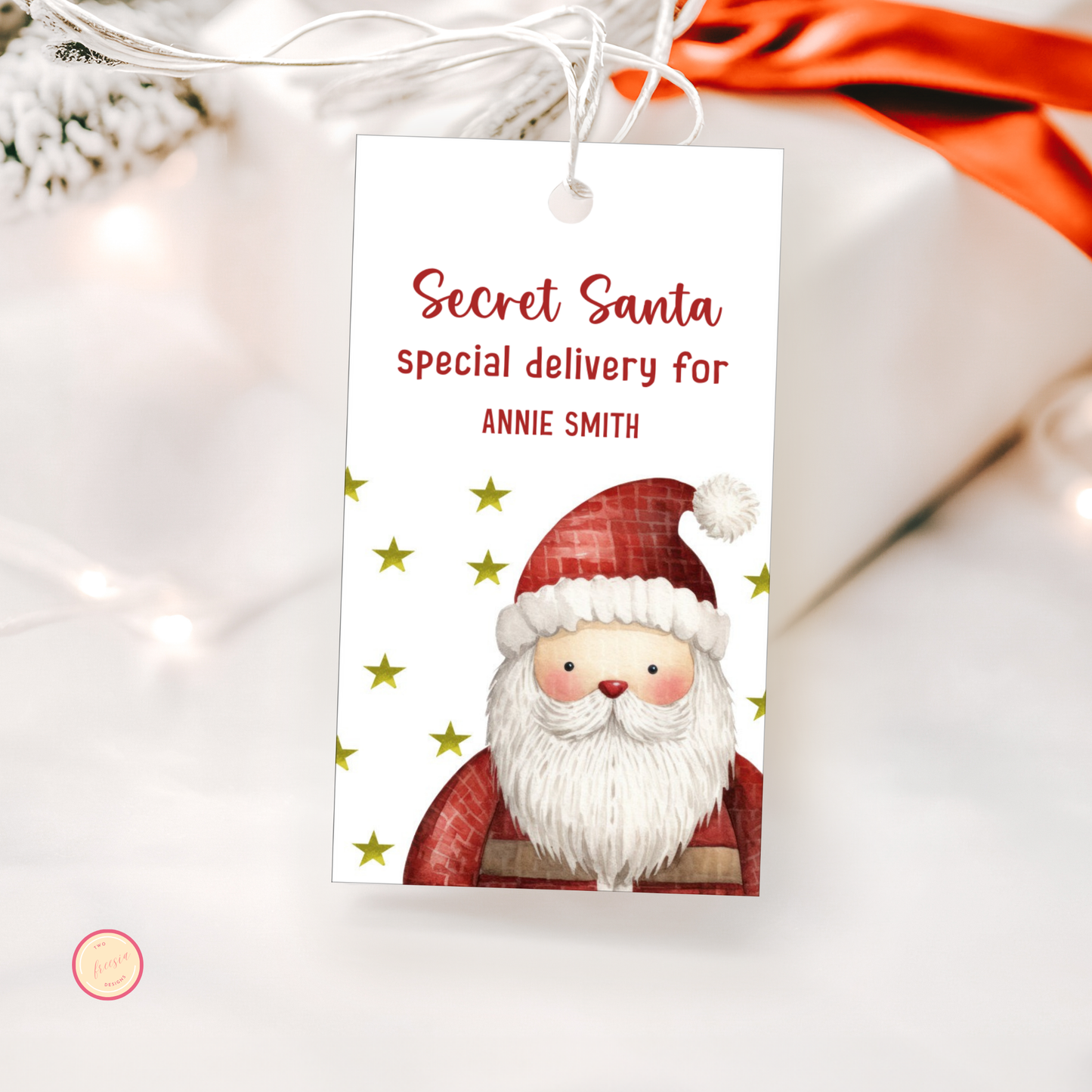Secret Santa Gift Tag