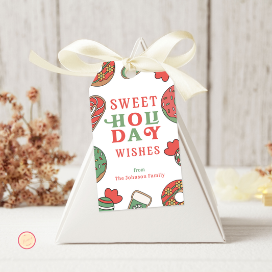 Sweet Holiday Wishes Gift Tag