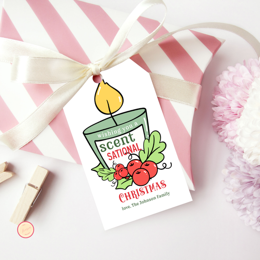 Wishing you a Scentsational Christmas Gift Tag