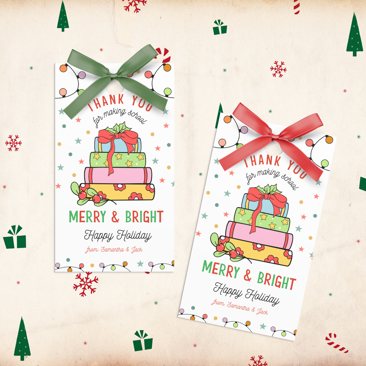 Christmas Gift Tag | Teacher Appreciation