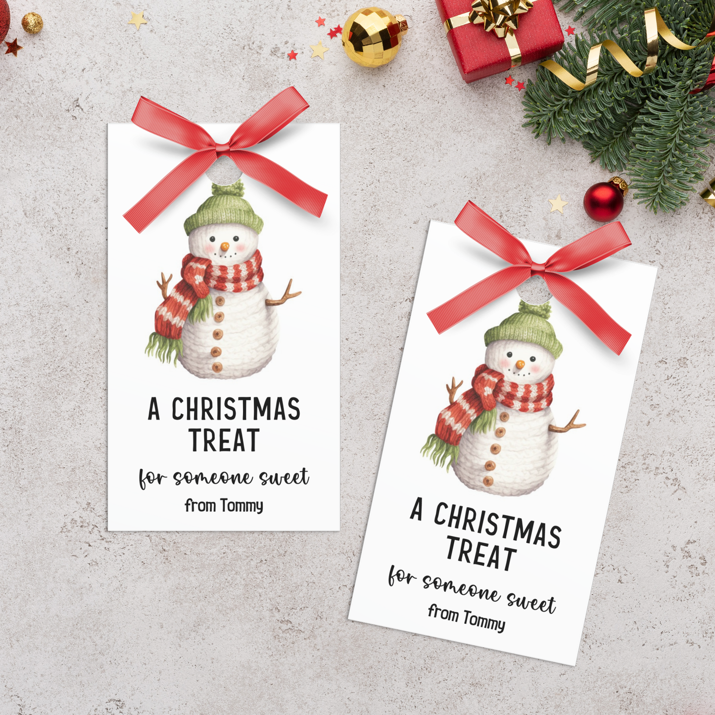 A Christmas Treat for Someone Sweet Gift Tag