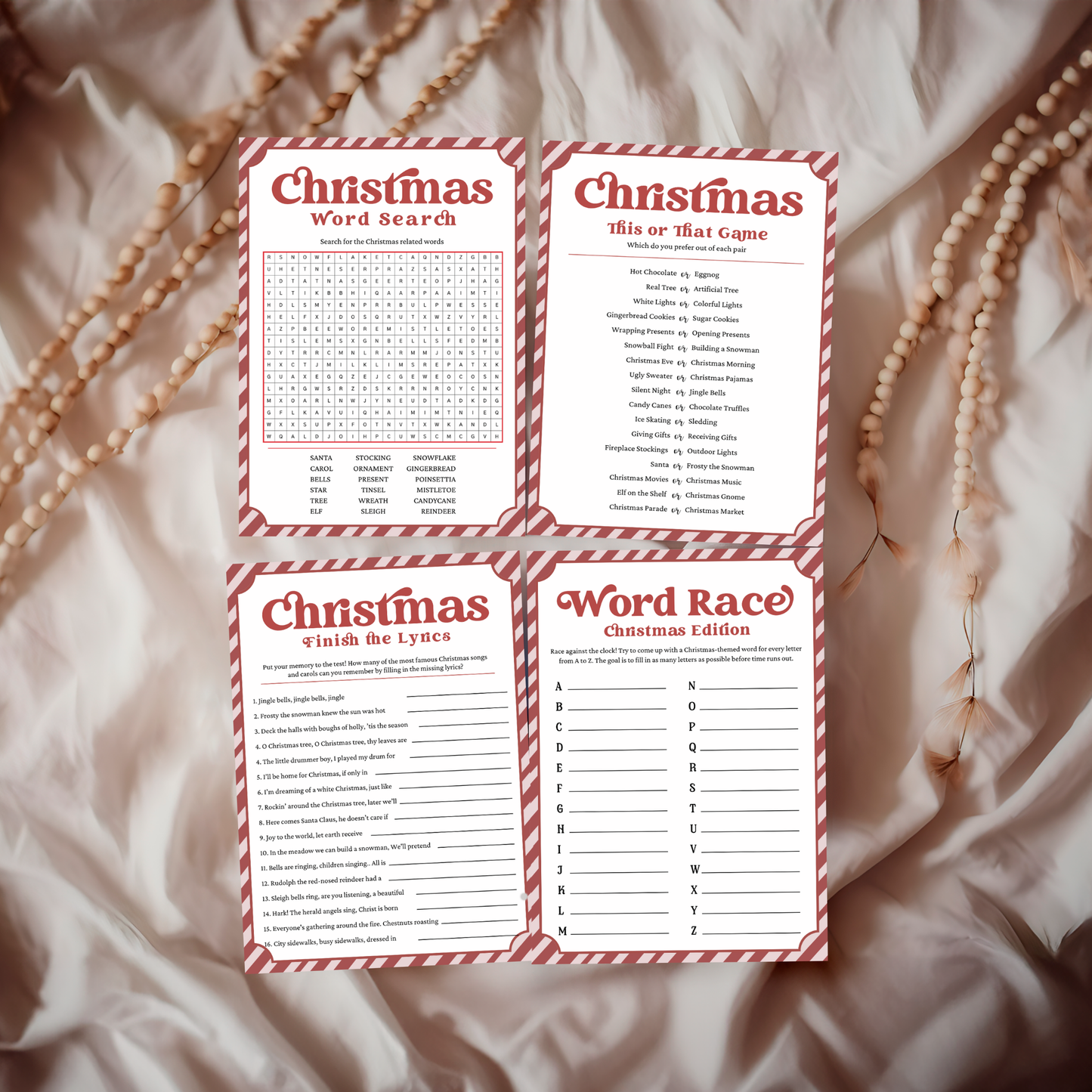 12 Christmas Party Games