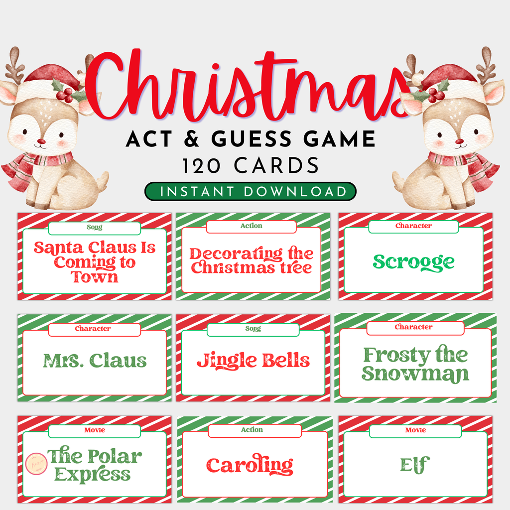 Christmas Act & Guess Game