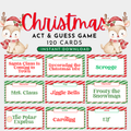 Christmas Act & Guess Game
