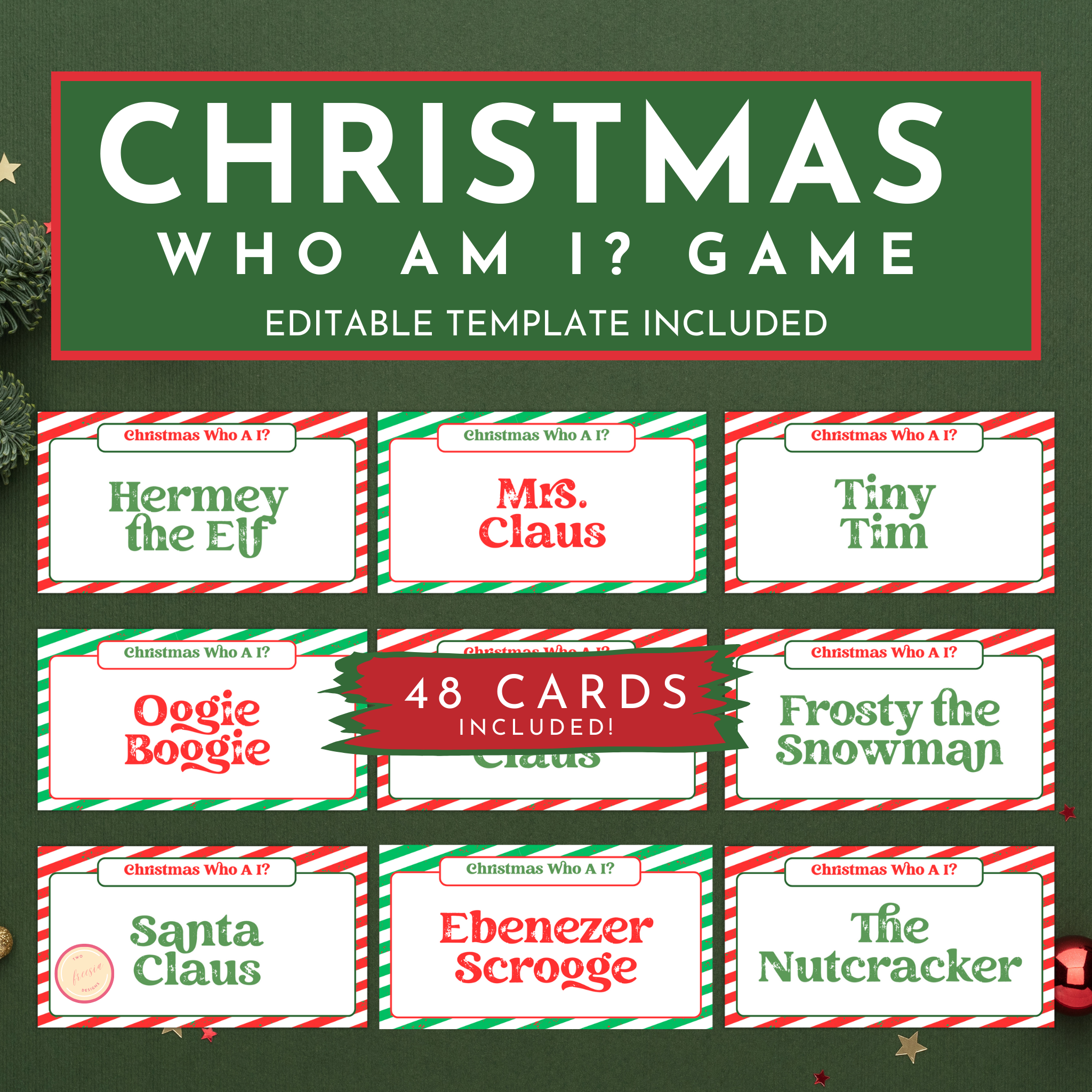 Christmas Who Am I? Game 01