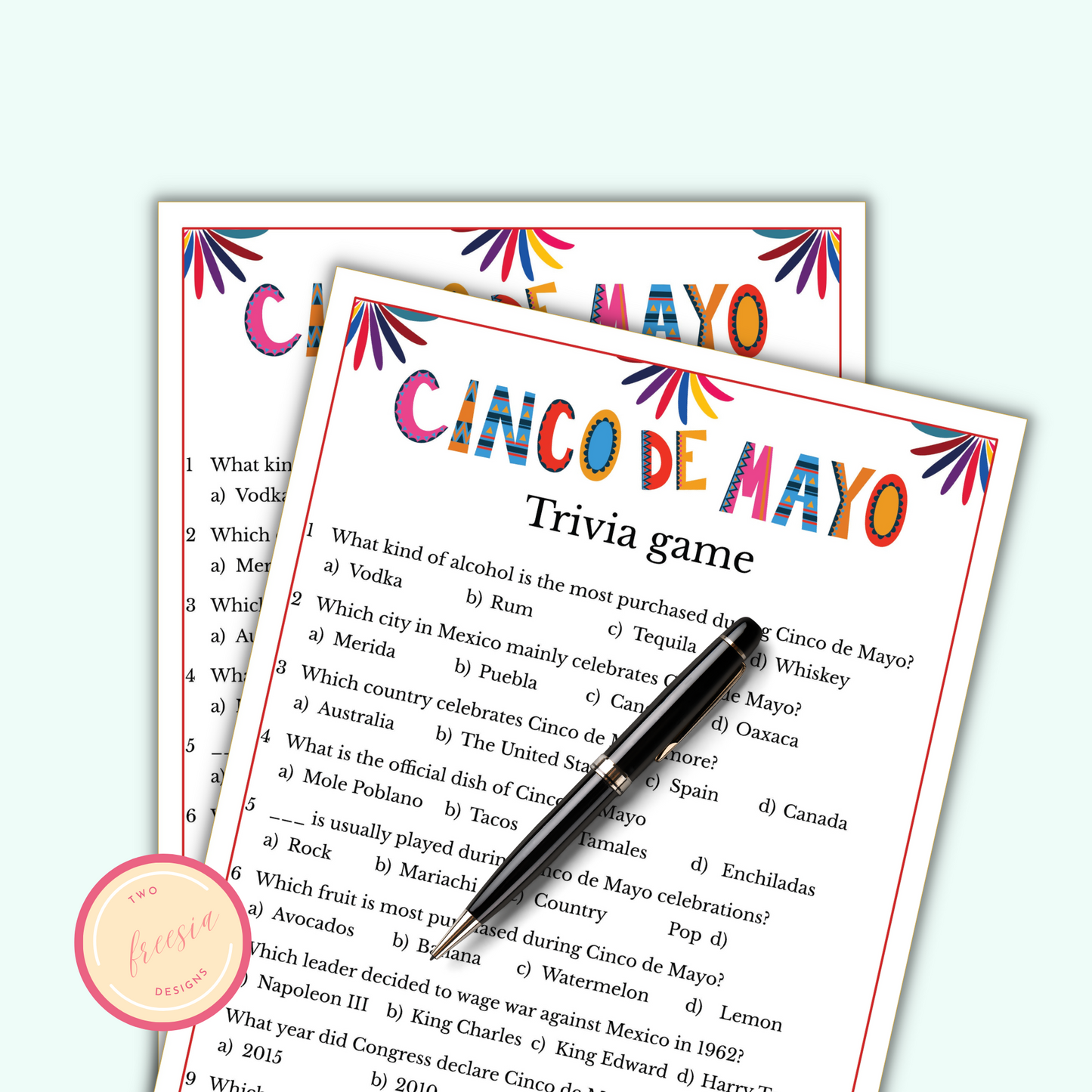 Cinco de Mayo Trivia Game