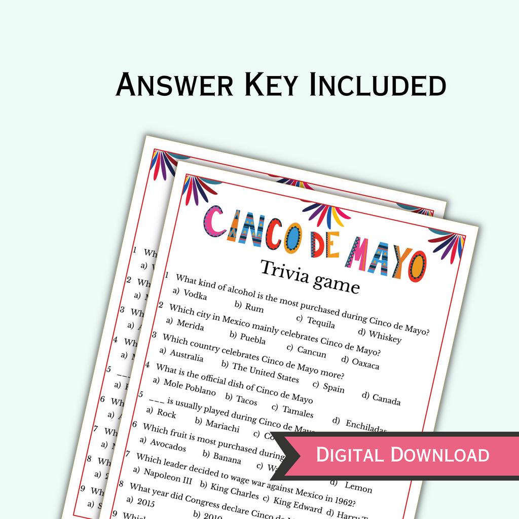 Cinco de Mayo Trivia Game