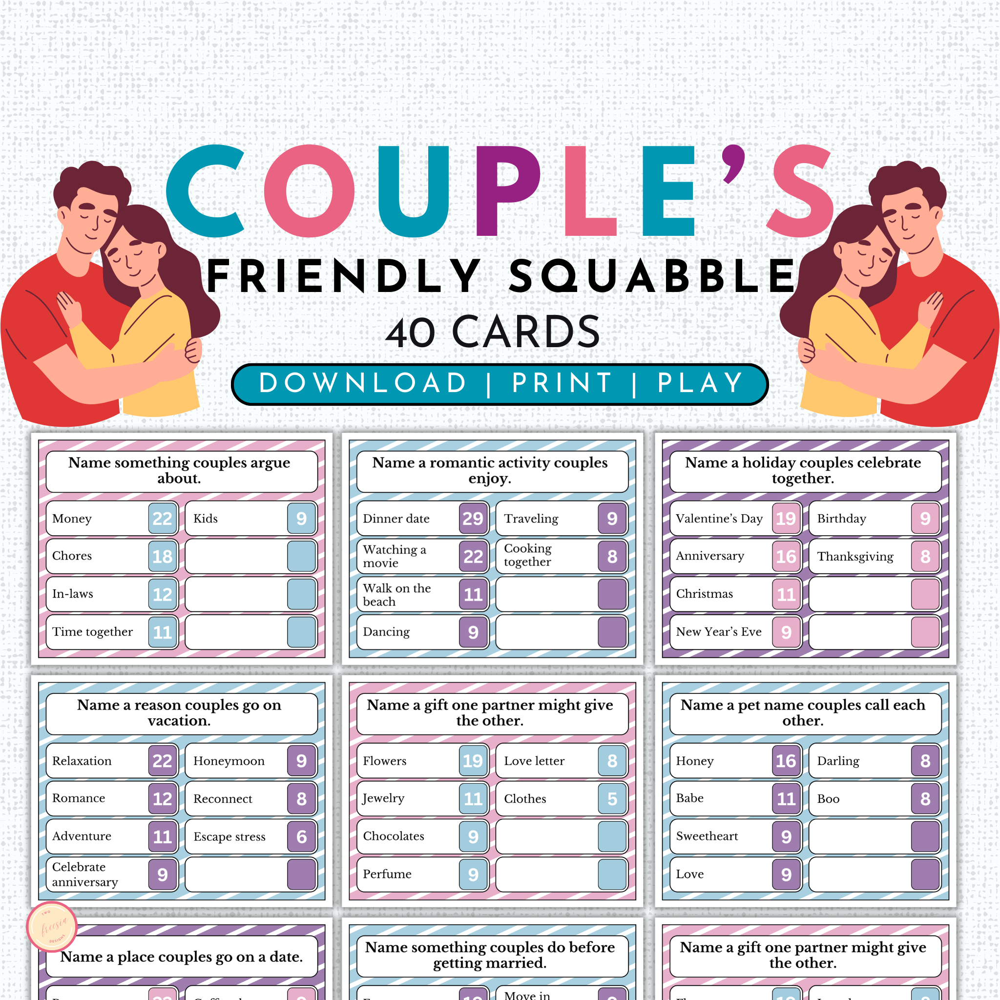 Couples Squabble Game