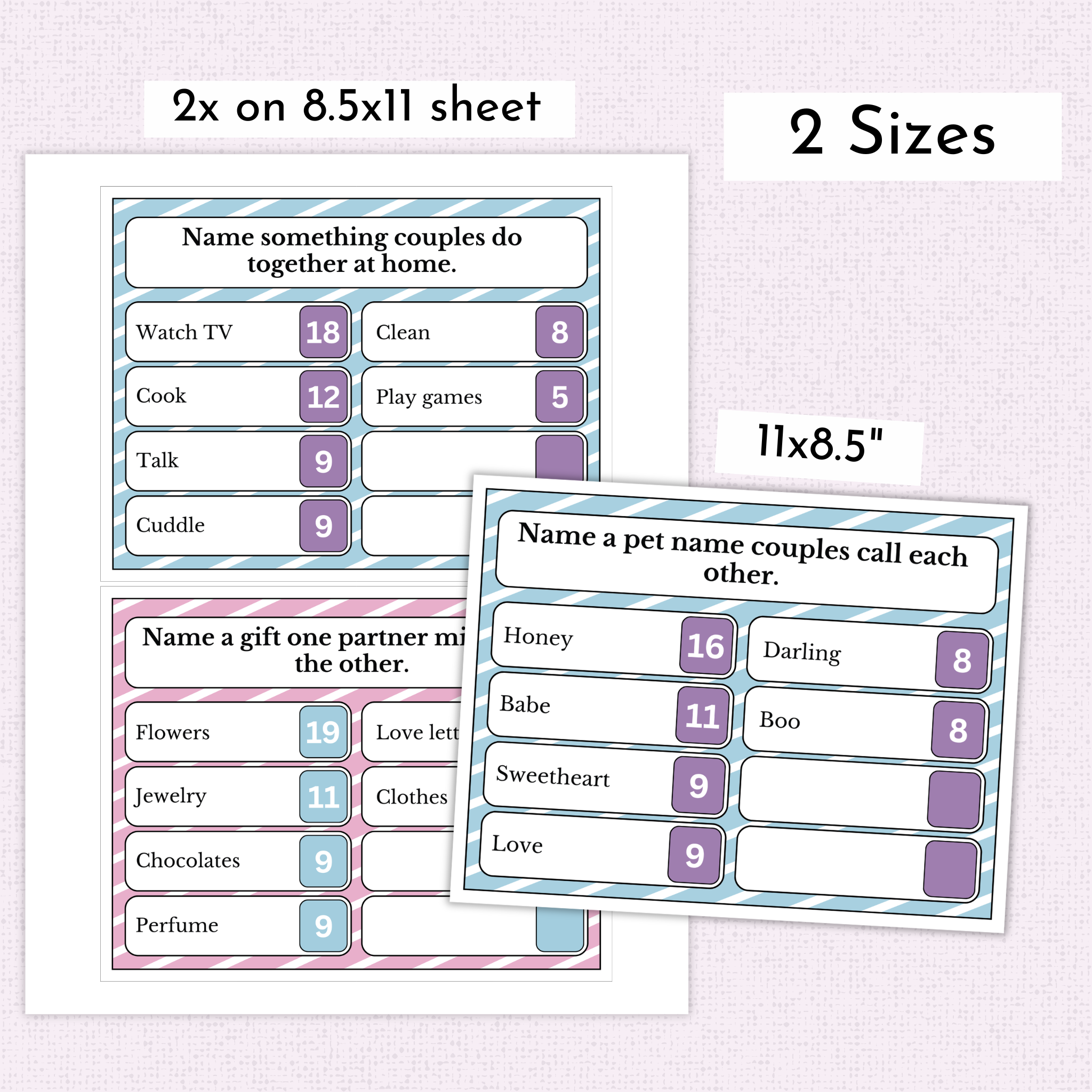 Couples Squabble Game