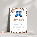 Cowboy Baby Shower Invitation