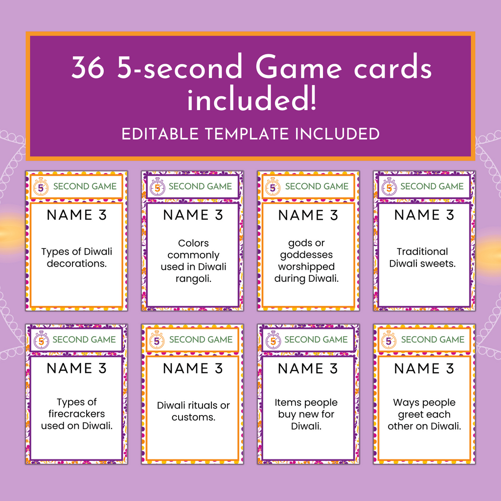 Diwali Party Game Bundle