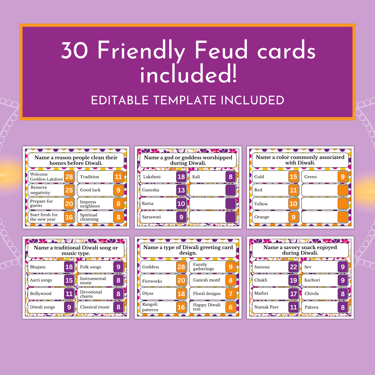 Diwali Party Game Bundle