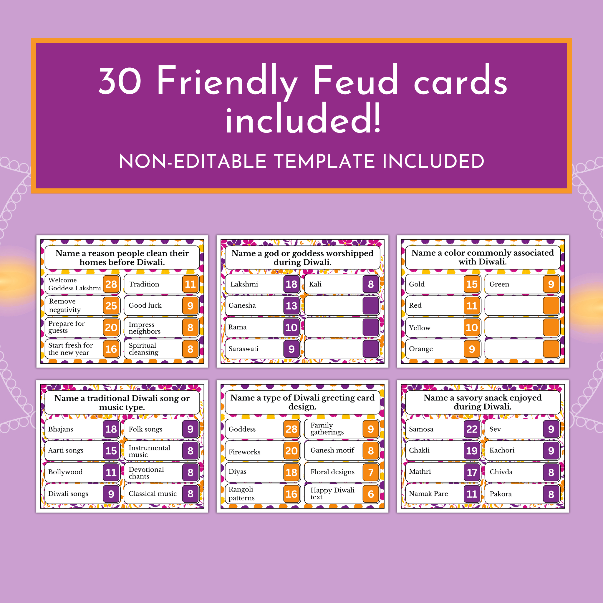 Diwali Party Game Bundle