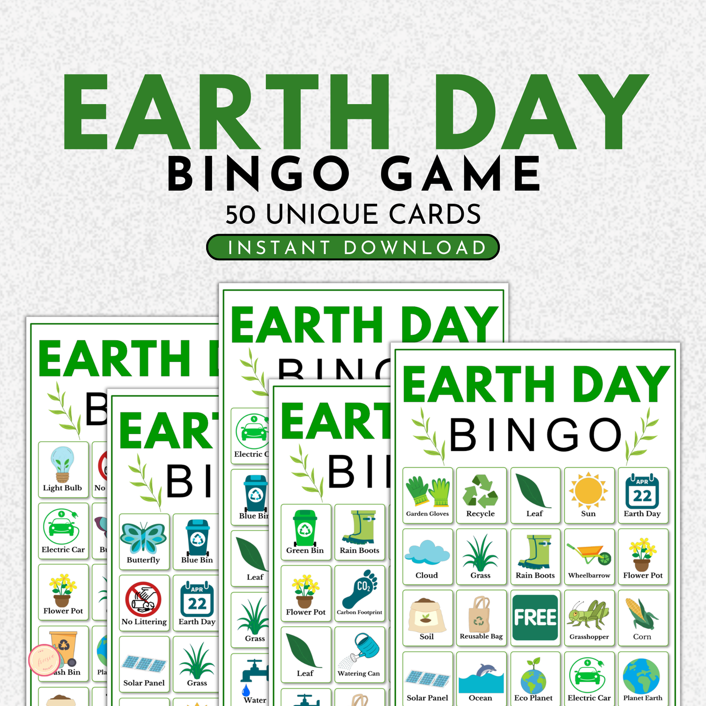 Earth Day Bingo Game