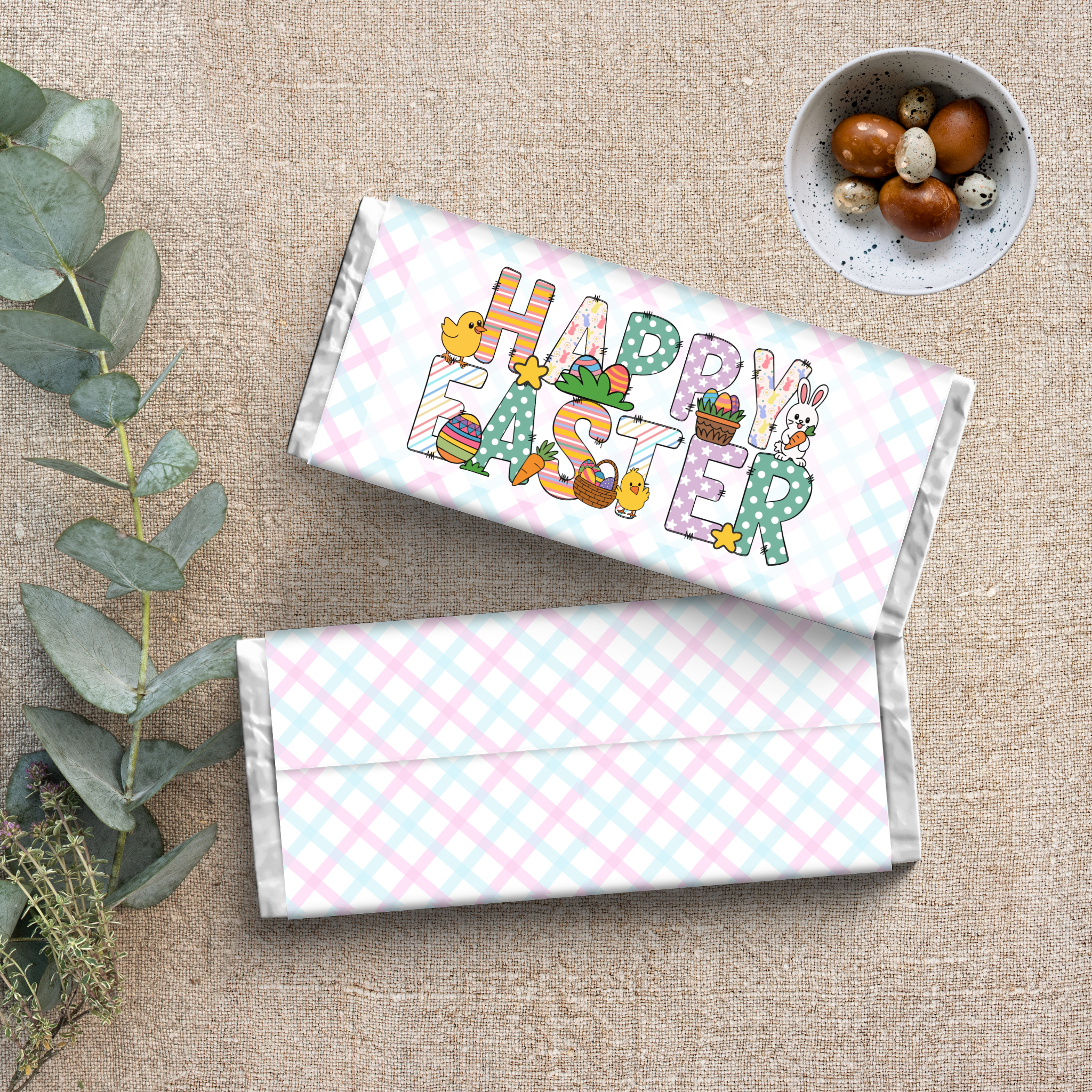 Easter Chocolate Wrapper - 2 Set