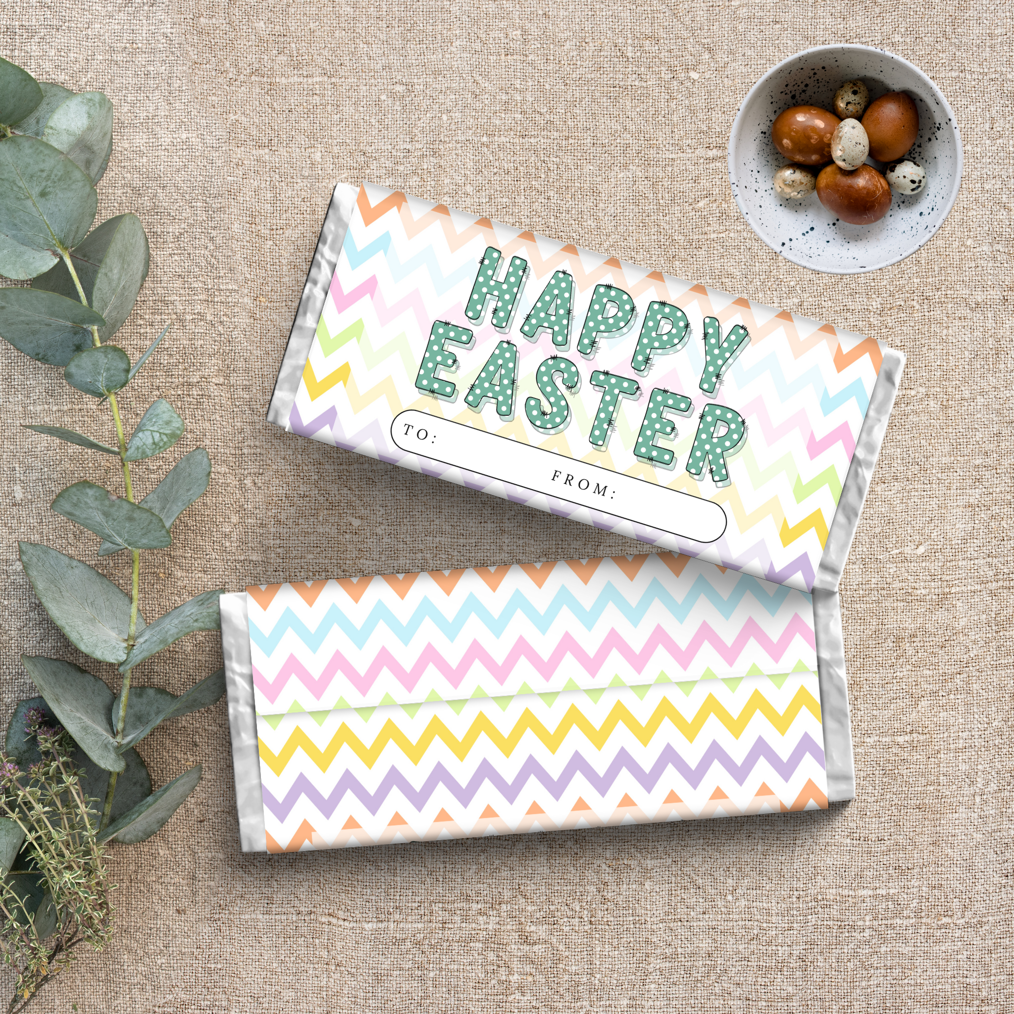 Easter Chocolate Wrapper - 4 Set