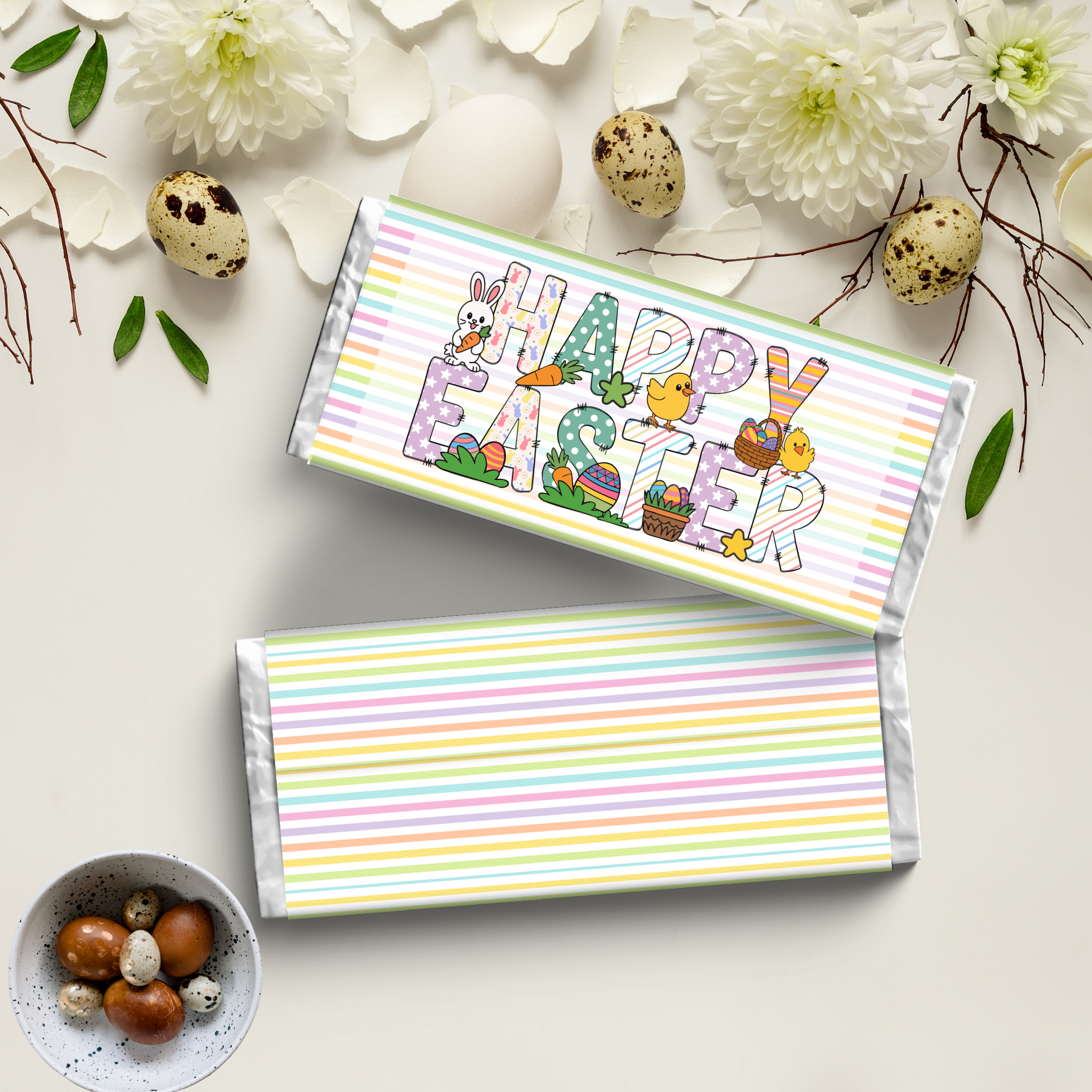 Easter Chocolate Wrapper - 2 Set