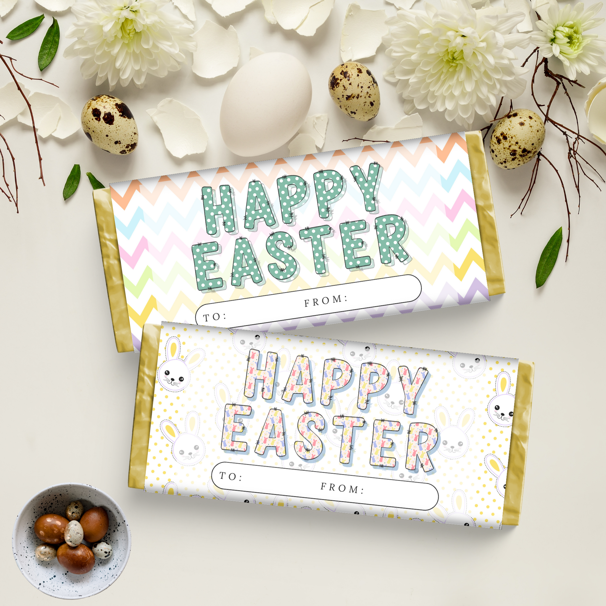 Easter Chocolate Wrapper - 4 Set