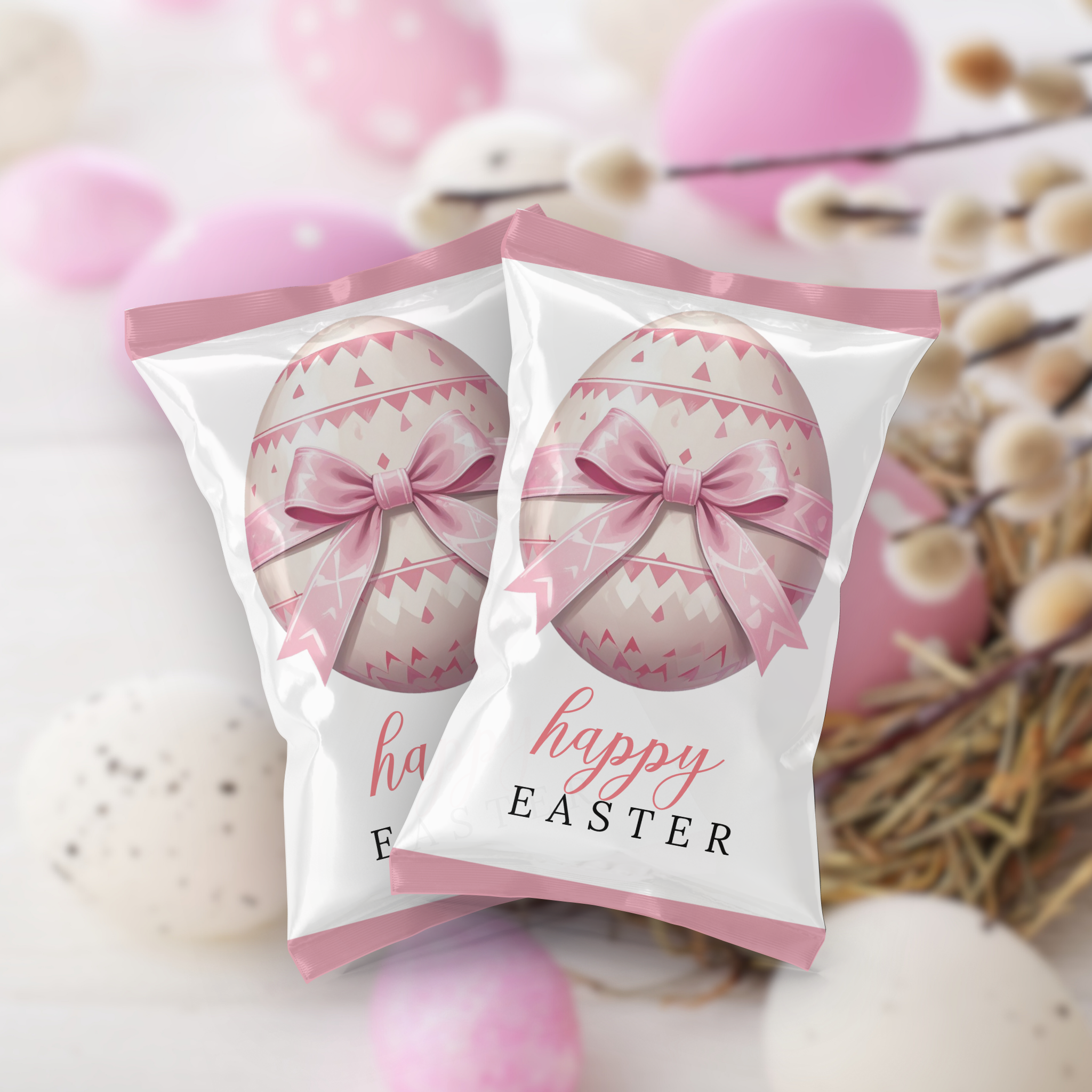 Easter Chip Bag - Ready to Print