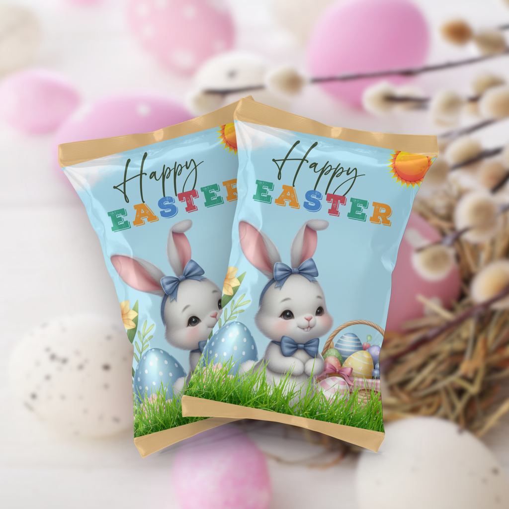 Easter Bunny Chip Bag - Ready to Print - 3