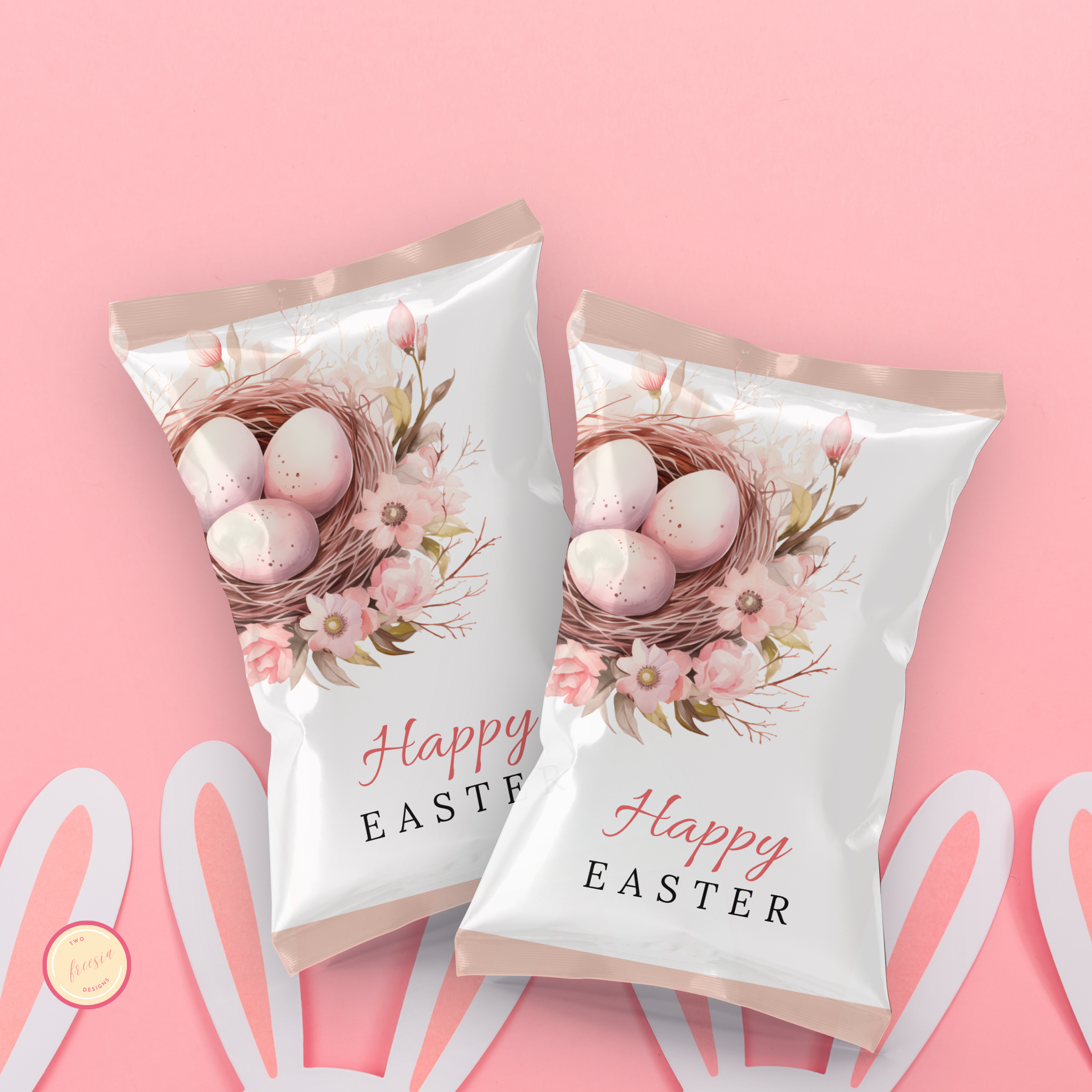 Easter Chip Bag - Ready to Print