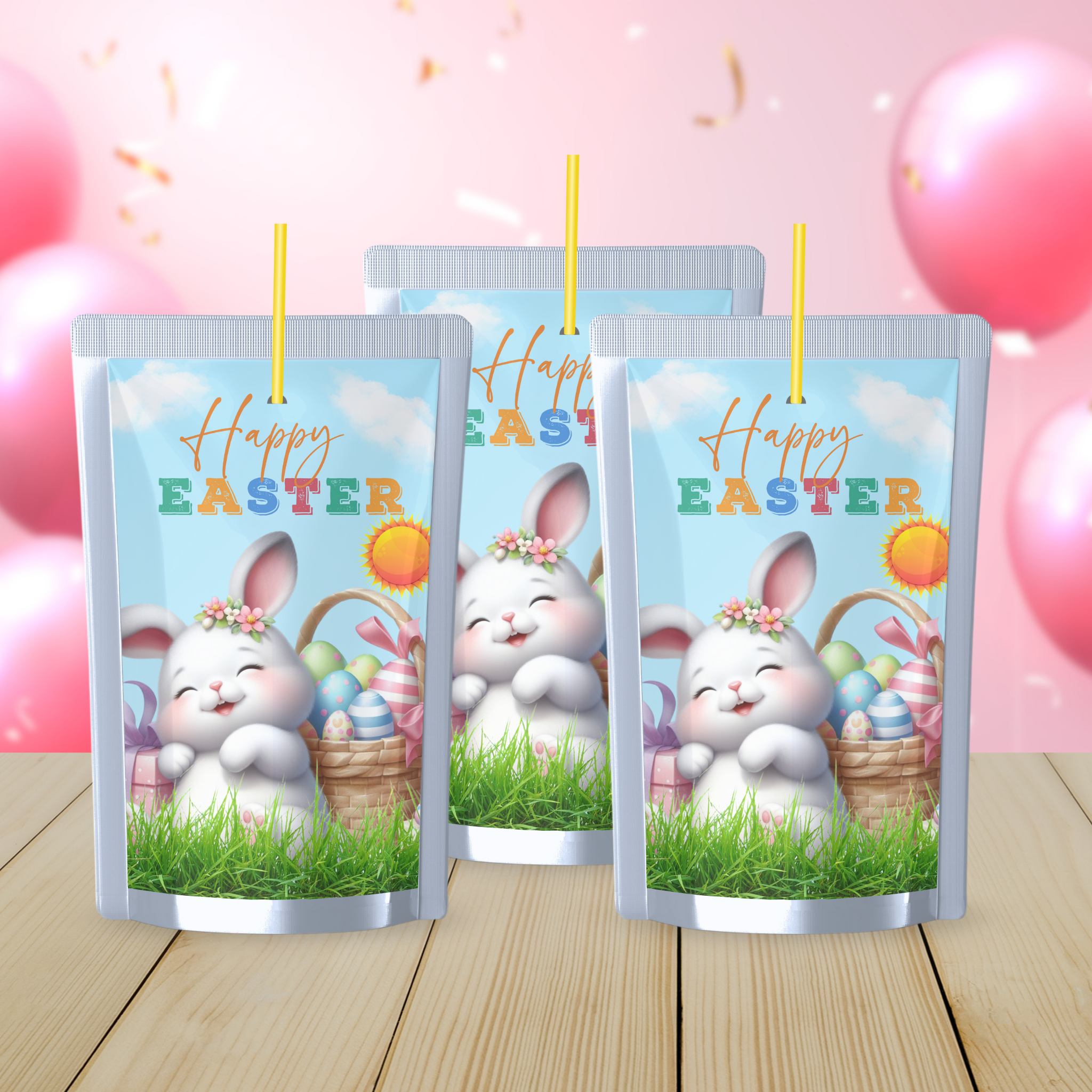 Easter Bunny Juice Label - Ready to Print