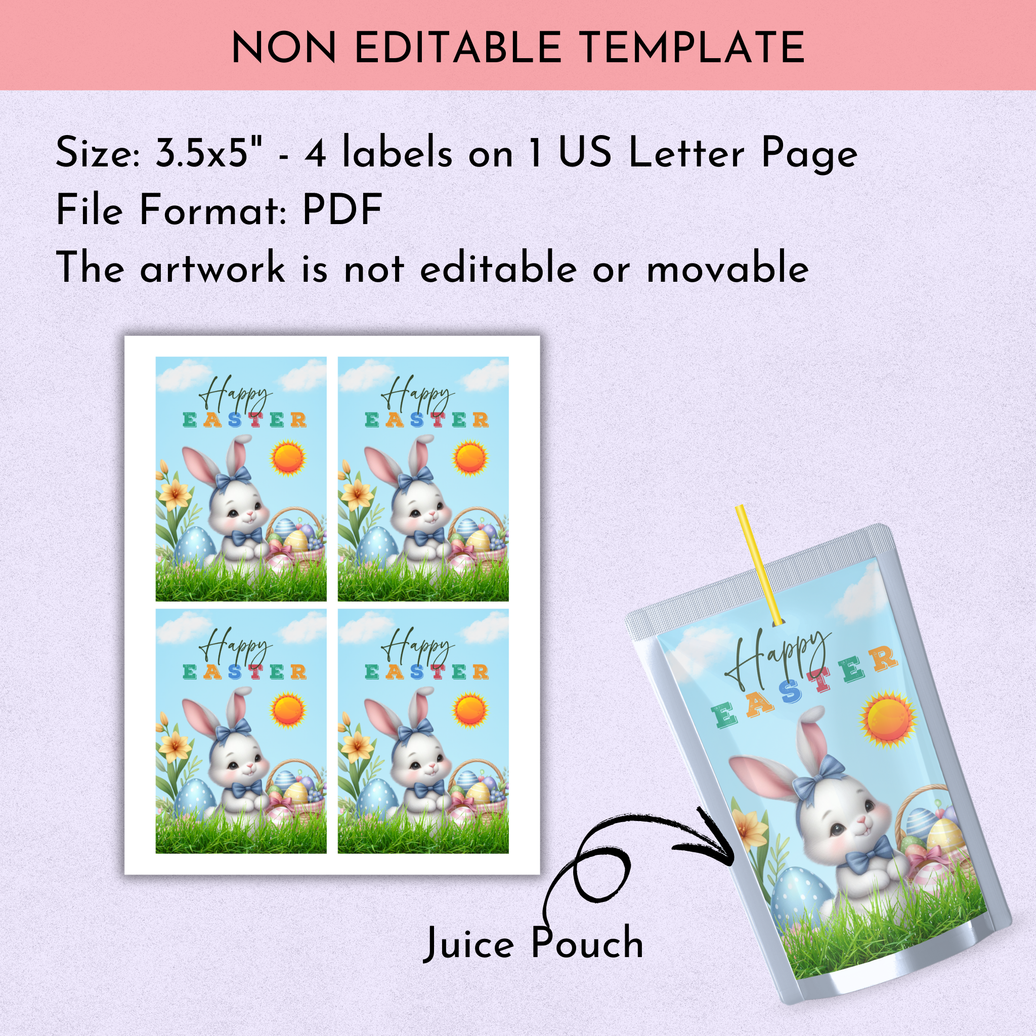 Easter Bunny Party Favor Bundle