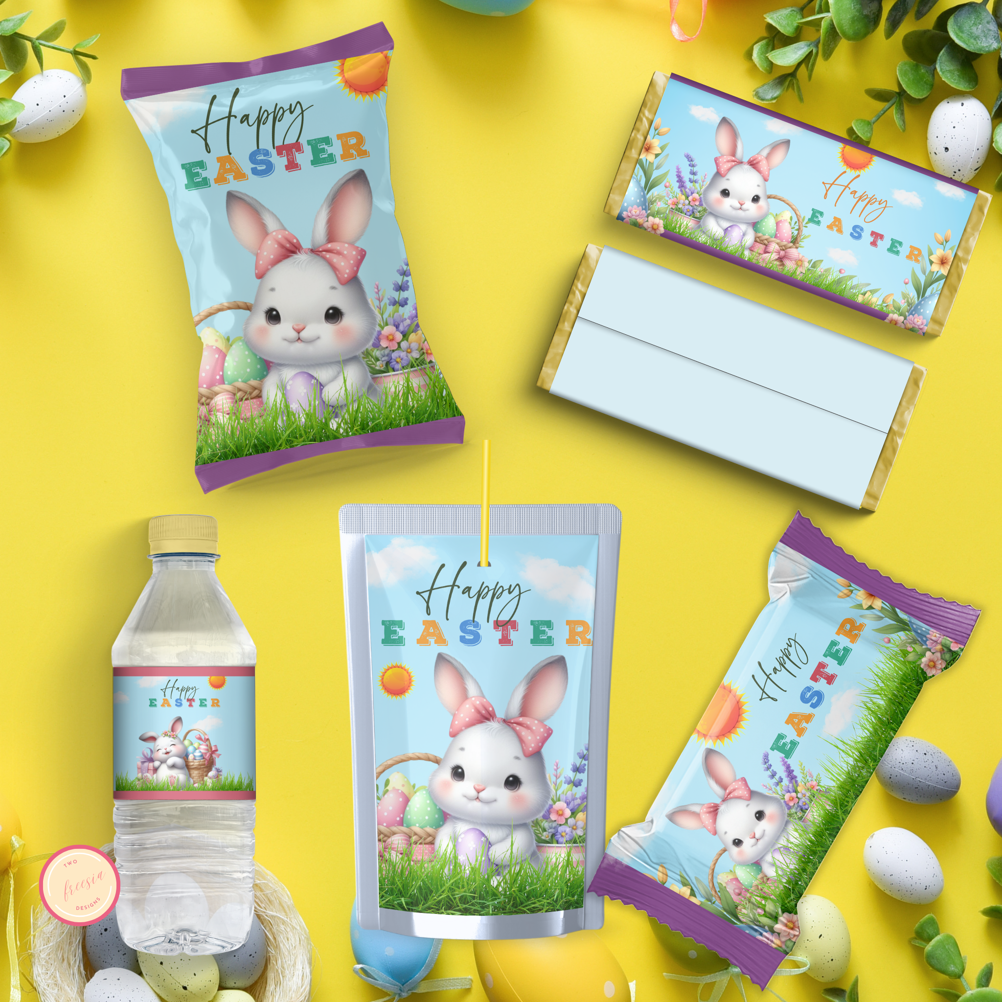 Easter Bunny Party Favor Bundle - 3