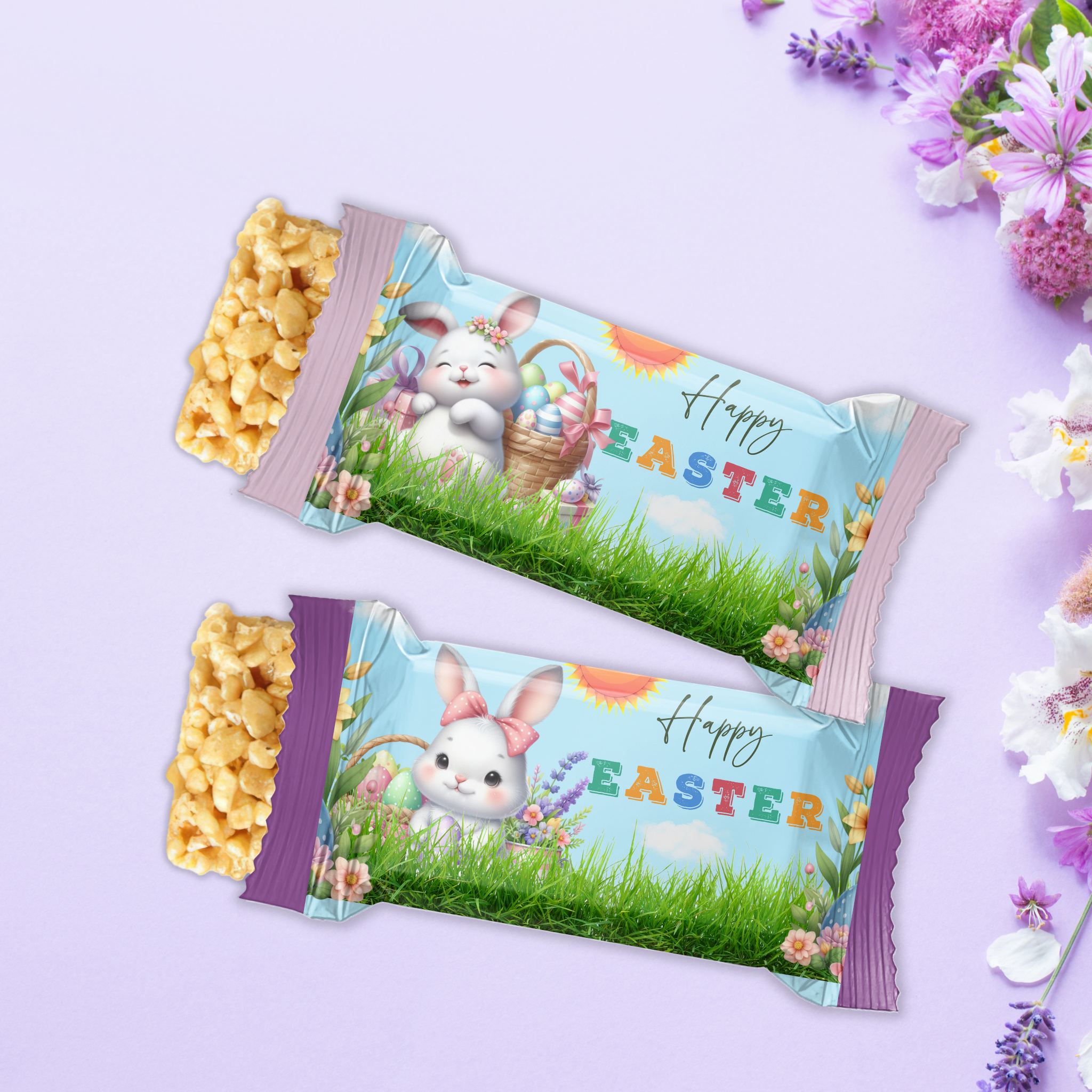 Easter Bunny Rice Treat Labels - Set of 3