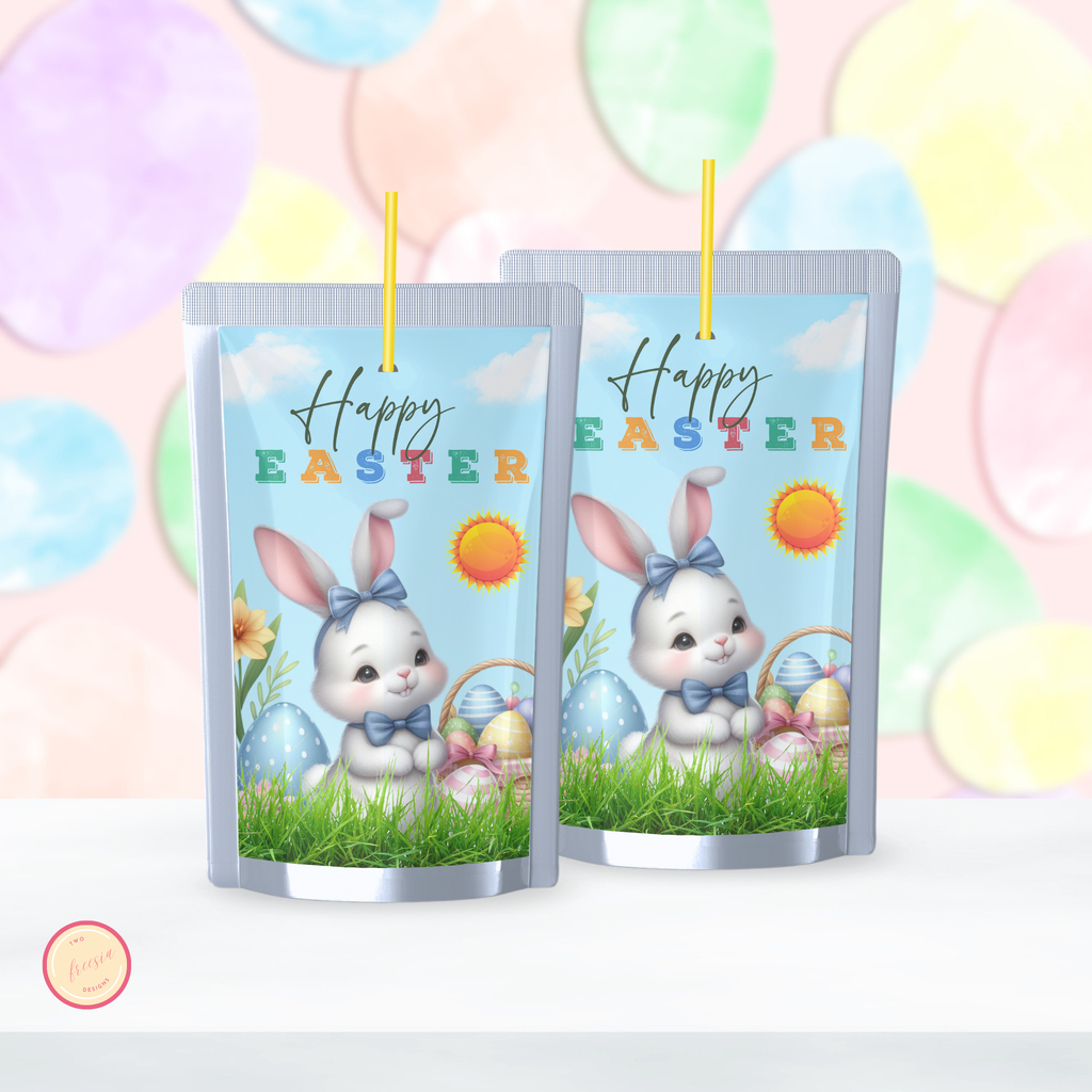 Easter Bunny Juice Label - Ready to Print