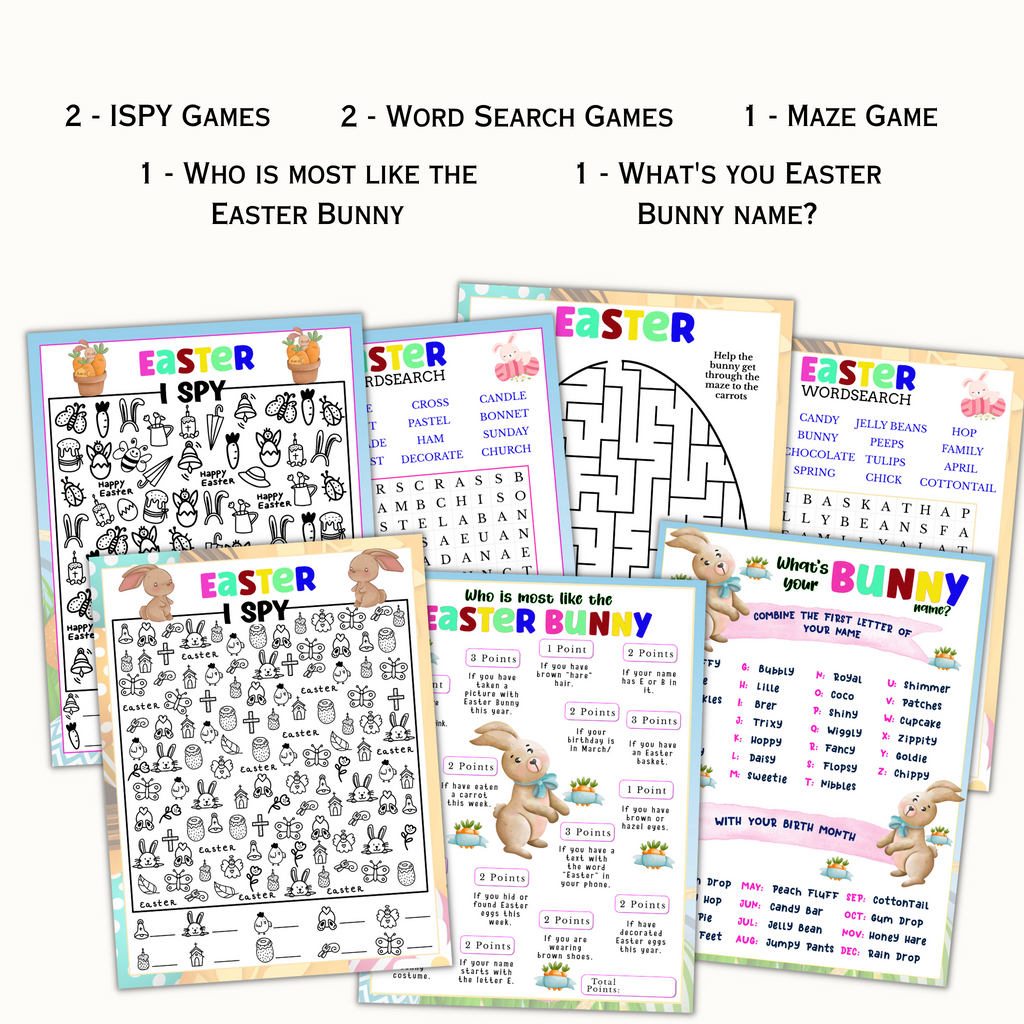 Easter Party Games - (23 Games)
