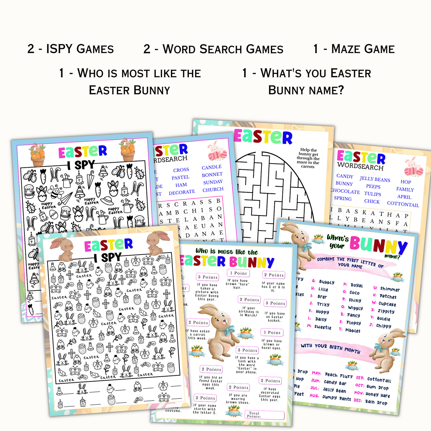 Easter Party Games - (23 Games)