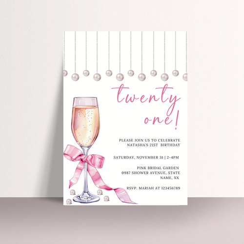 21st Birthday Inviation
