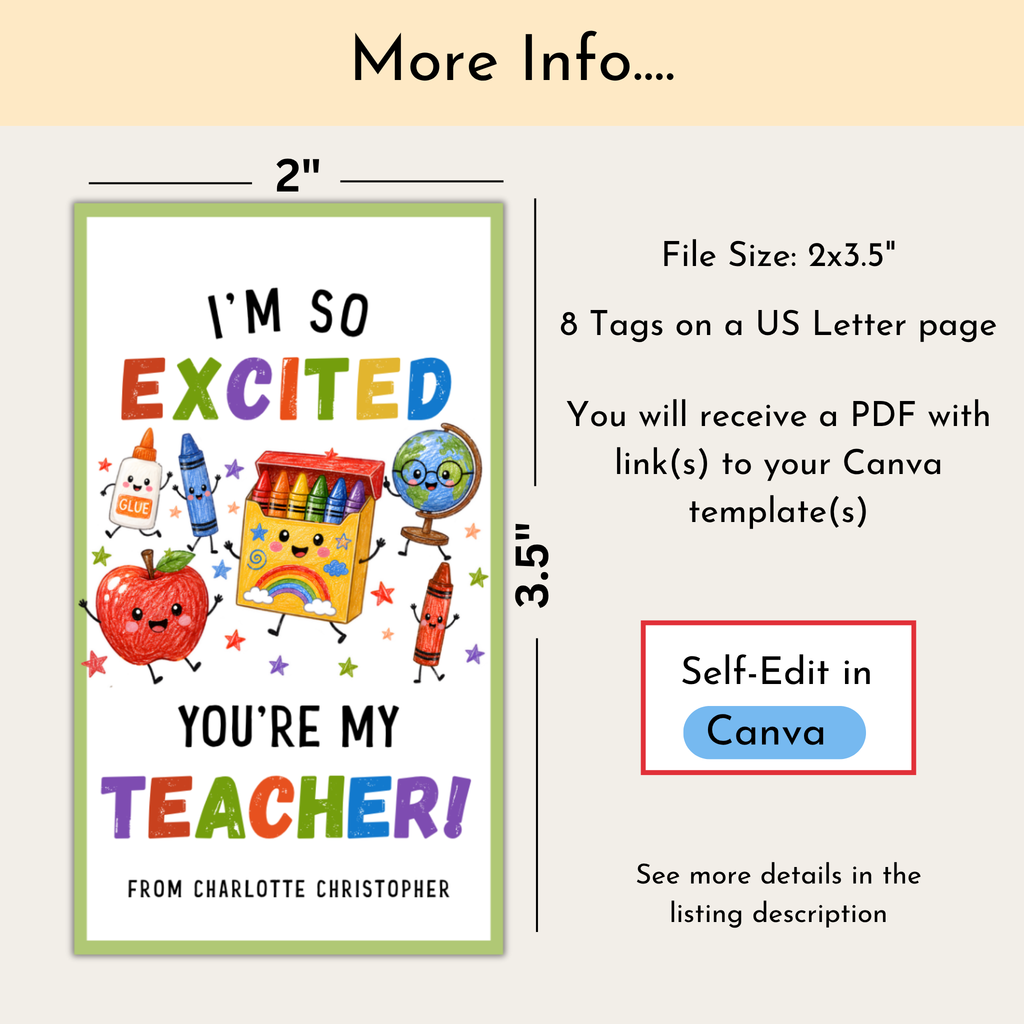 Teacher Gift Tag