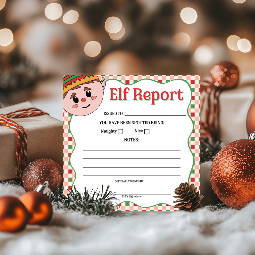 90 Elf Note Cards | Printable