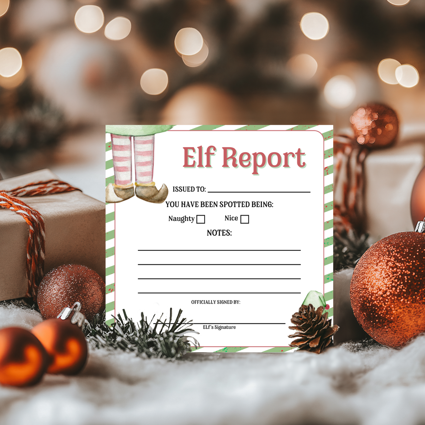 Elf Note | 90 Printable Cards