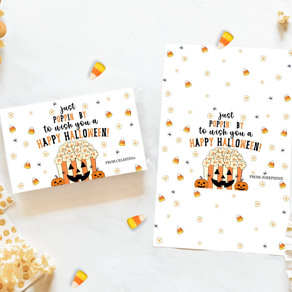 Halloween Popcorn Wrapper -2