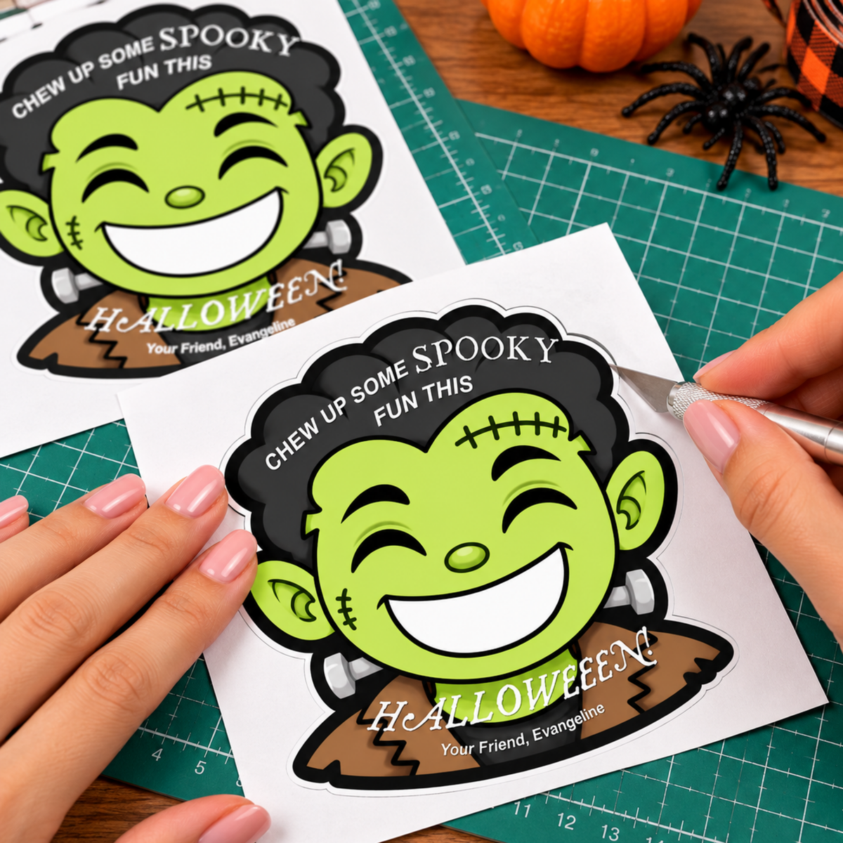 Frankenstein Chewing Gum Holder