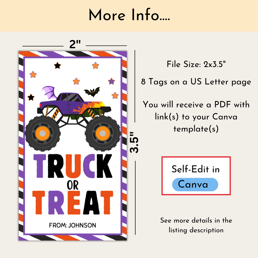 Halloween Truck Tag