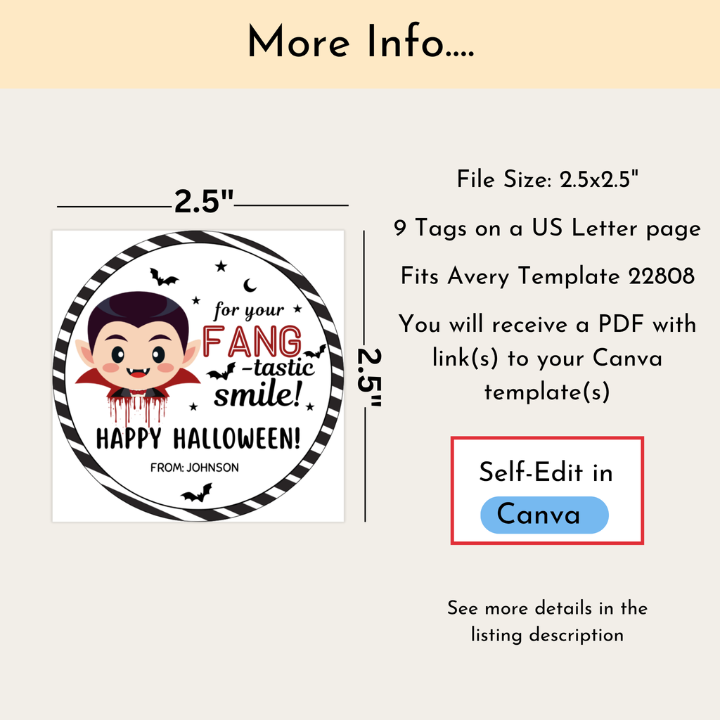 Fang-tastic Tag