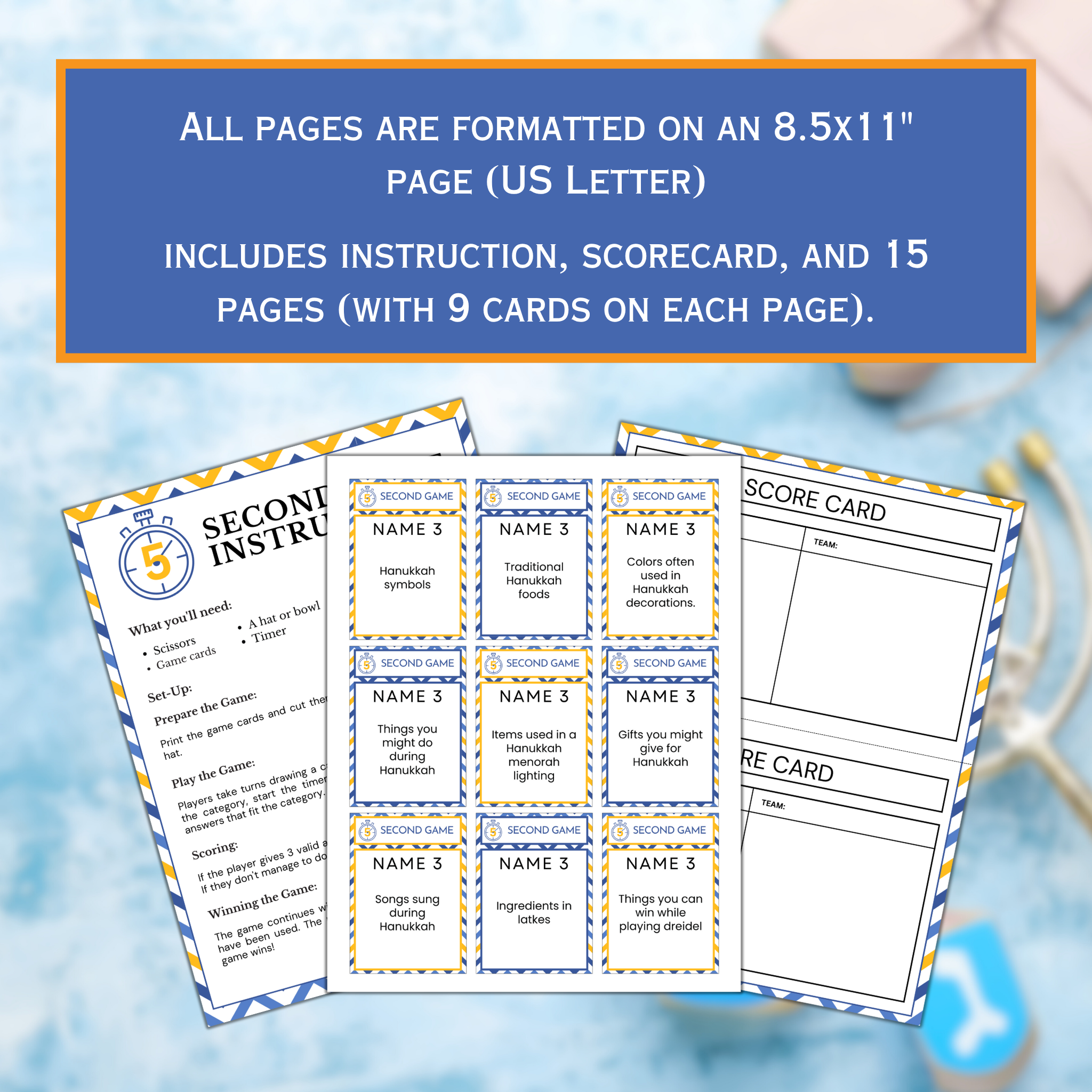 Hanukkah 5 Second Game