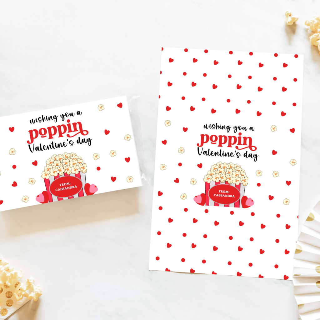 Valentine's Popcorn Wrapper