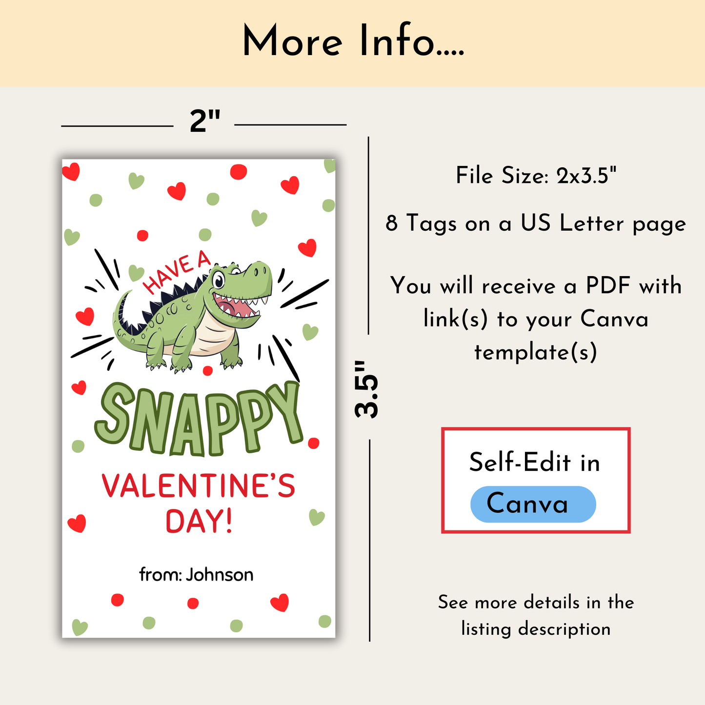 Snappy Valentine's Day Tag