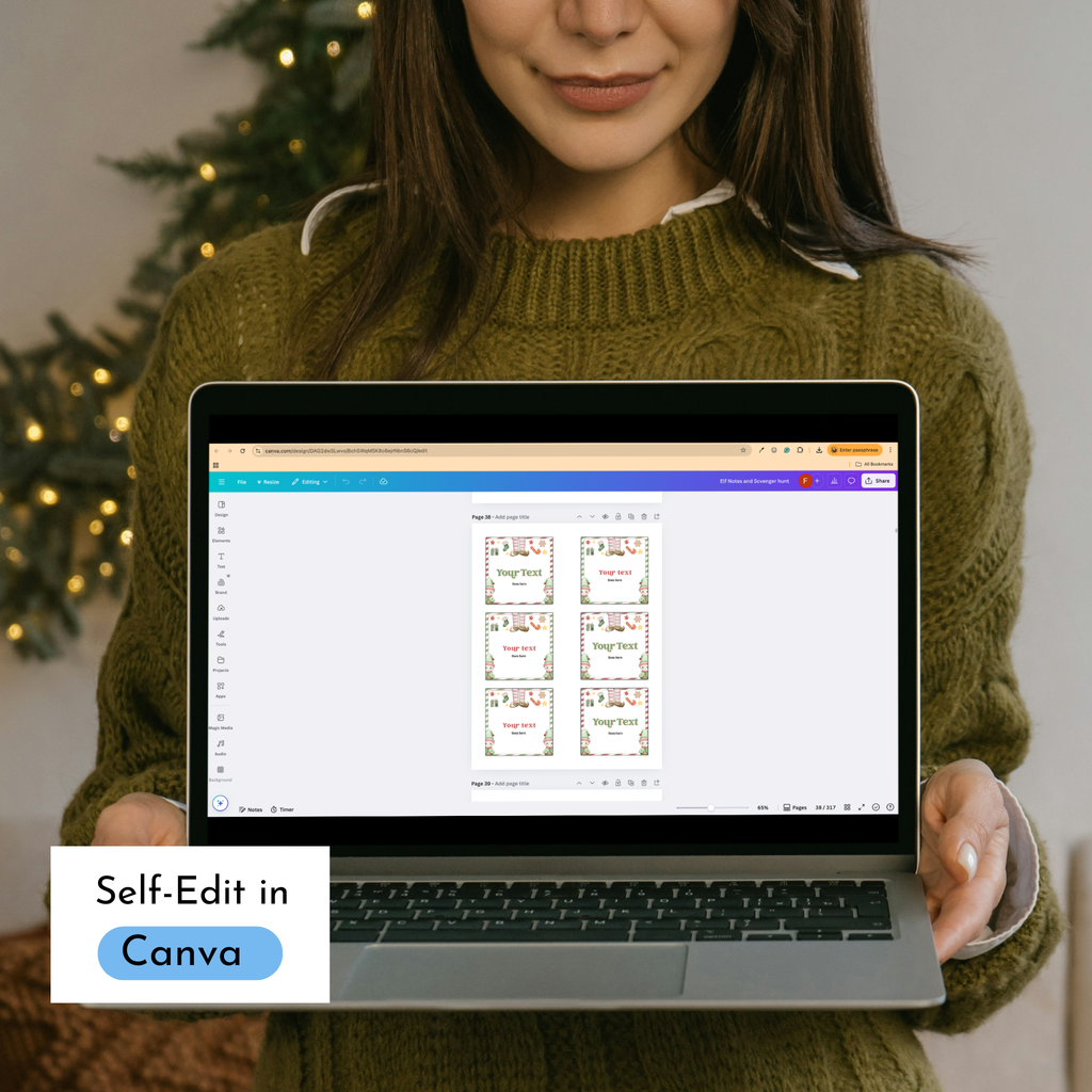 Elf Note | 90 Printable Cards